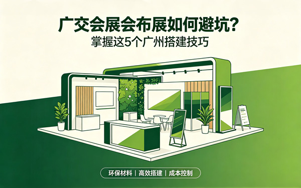 广交会展会布展如何避坑？掌握这5个广州搭建技巧
